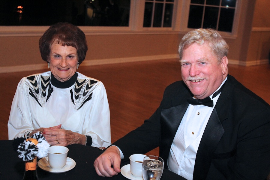 After dinner dancing at the Rondeliers Black and White Ball Januaey 2013