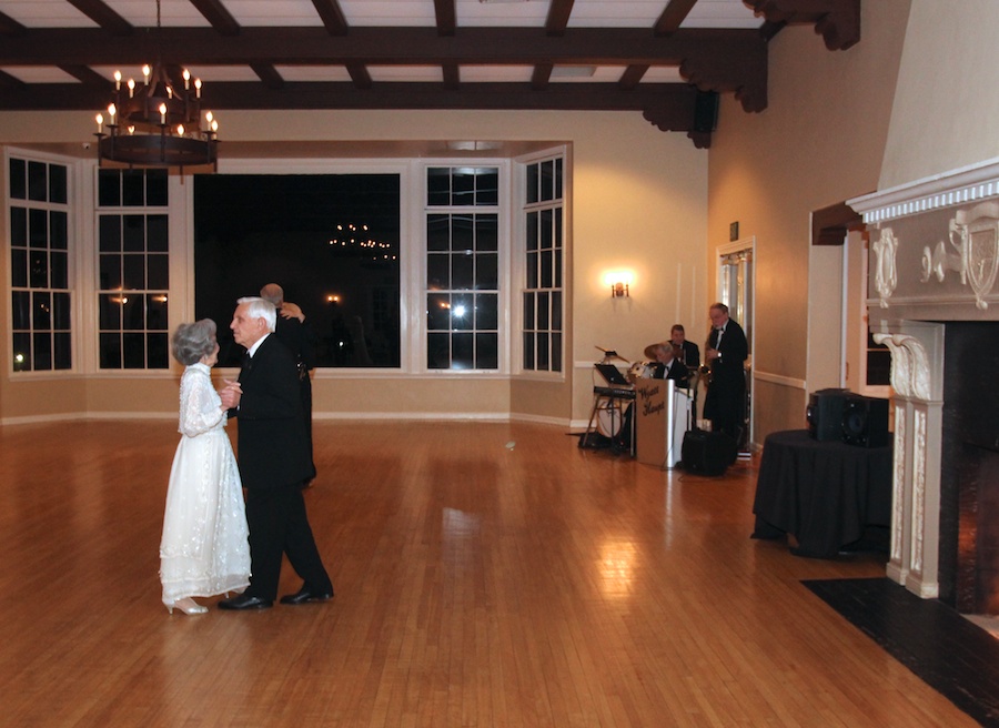 After dinner dancing at the Rondeliers Black and White Ball Januaey 2013