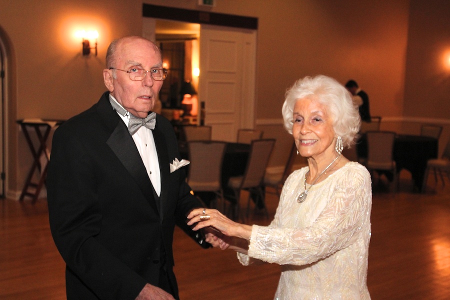 After dinner dancing at the Rondeliers Black and White Ball Januaey 2013