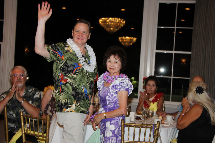 Post dinner dancing with the Rondeliers in Hawaii 9/8/2017