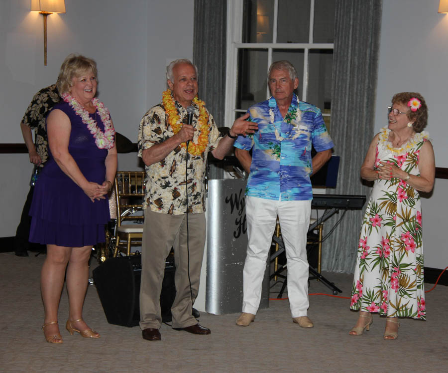 Post dinner dancing with the Rondeliers in Hawaii 9/8/2017