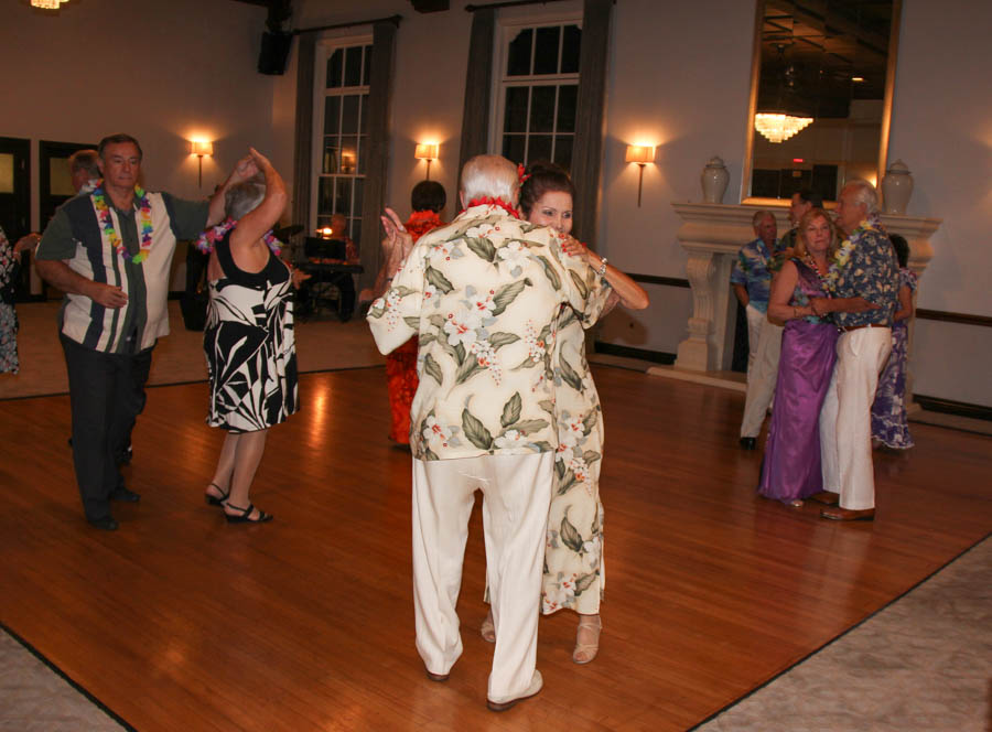 Post dinner dancing with the Rondeliers in Hawaii 9/8/2017