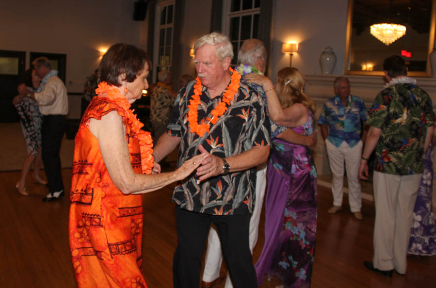 Post dinner dancing with the Rondeliers in Hawaii 9/8/2017