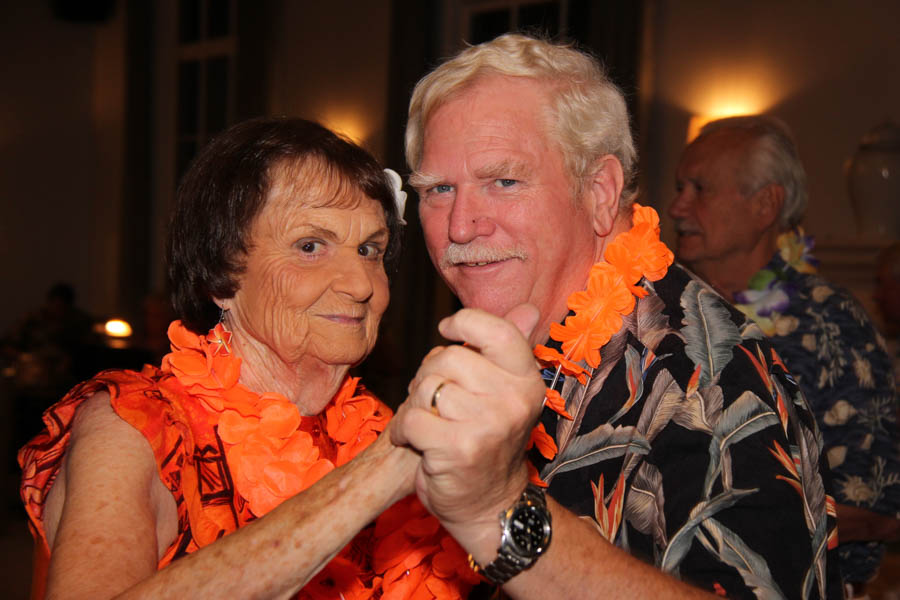 Post dinner dancing with the Rondeliers in Hawaii 9/8/2017