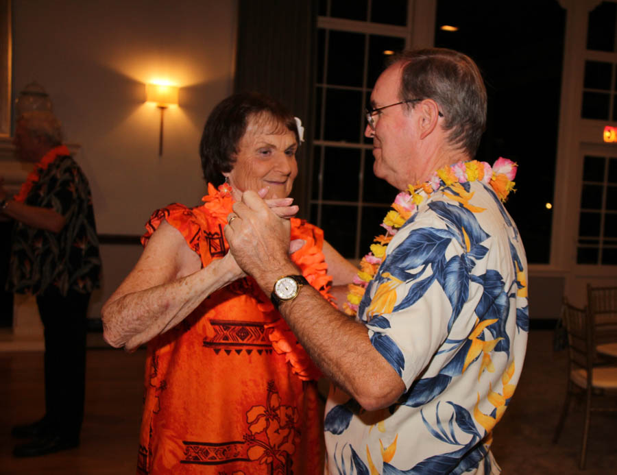 Post dinner dancing with the Rondeliers in Hawaii 9/8/2017