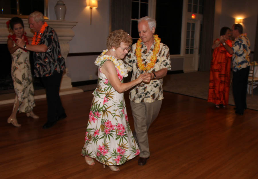 Post dinner dancing with the Rondeliers in Hawaii 9/8/2017