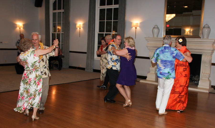 Post dinner dancing with the Rondeliers in Hawaii 9/8/2017