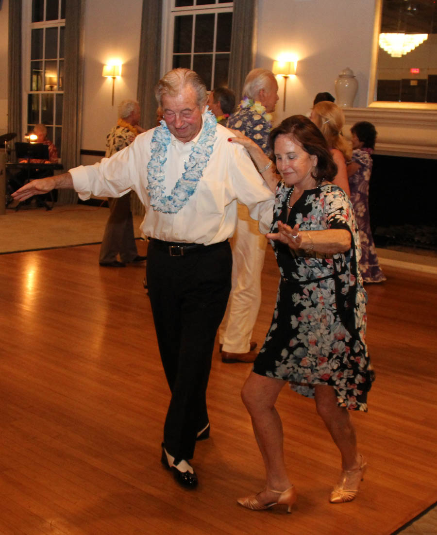 Post dinner dancing with the Rondeliers in Hawaii 9/8/2017