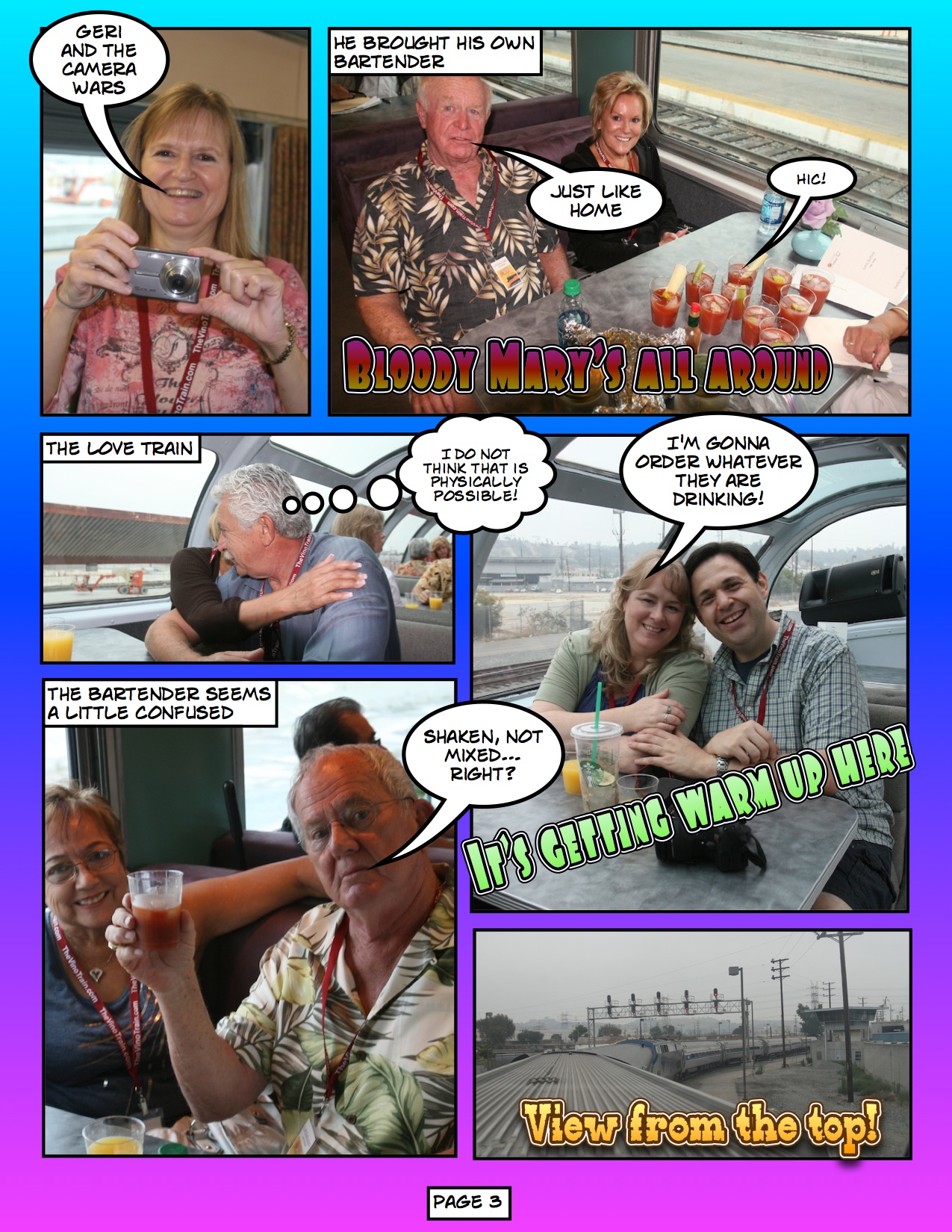 A comic view of the 2012 Vino Trip