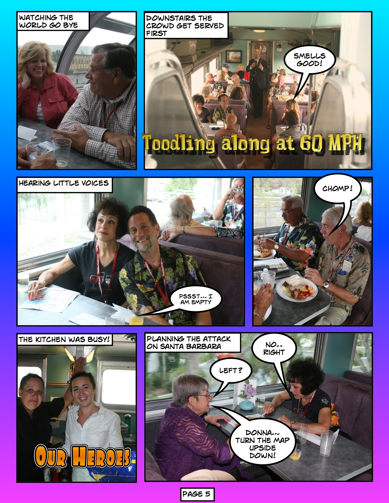 A comic view of the 2012 Vino Trip