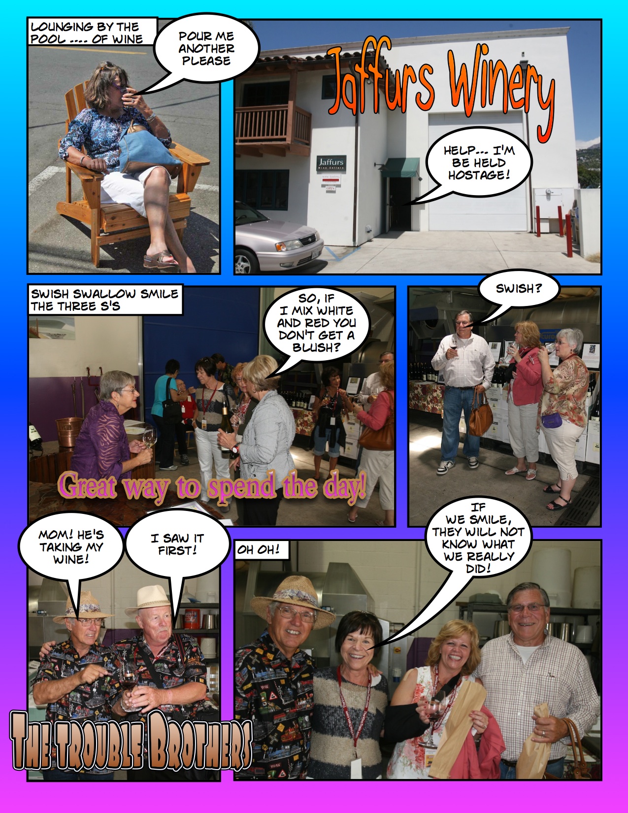 A comic view of the 2012 Vino Trip