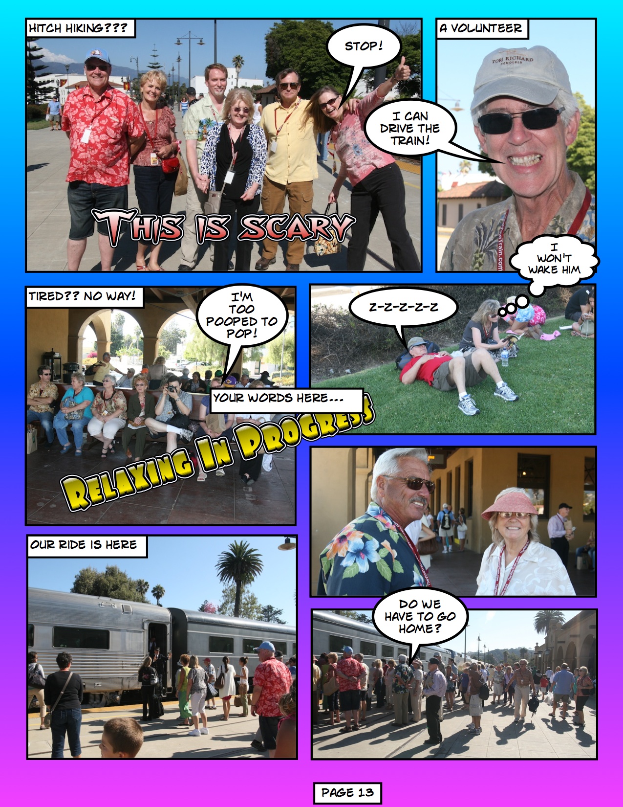 A comic view of the 2012 Vino Trip