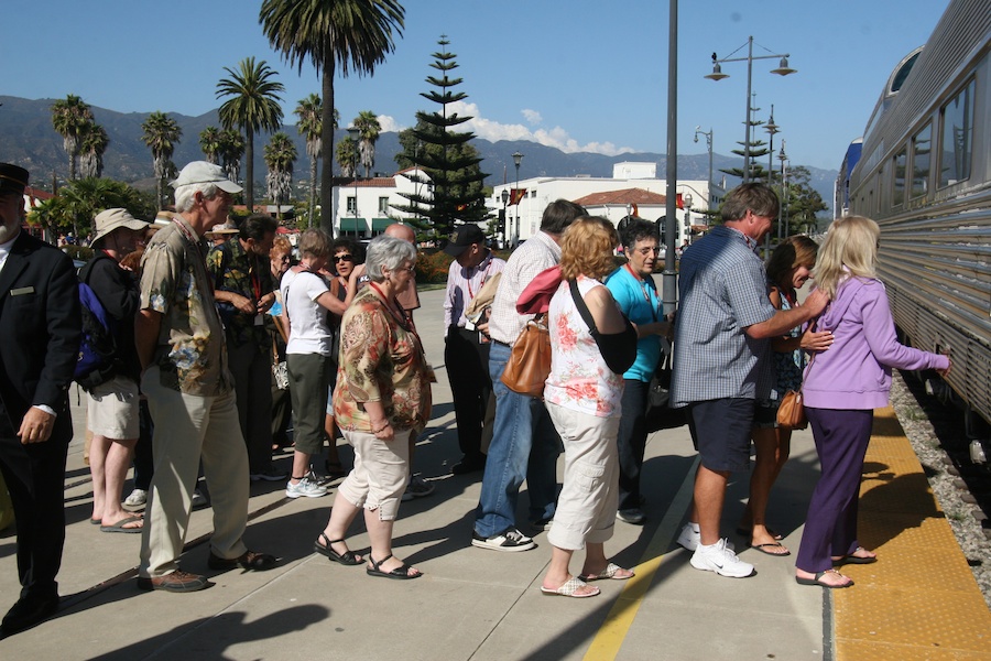 HJeading for home from the 2012 Santa Barvara Vino Train