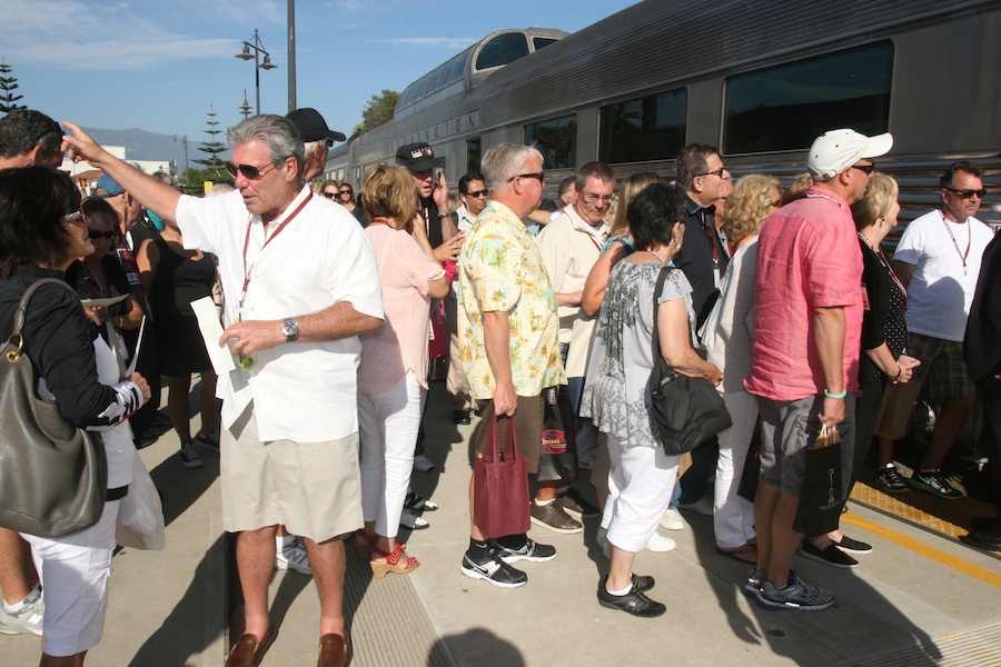 The last winery and leading to the station