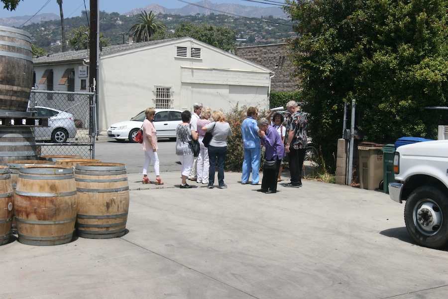 Pre-lunch wine tasting and lunch at the Wine Bistro