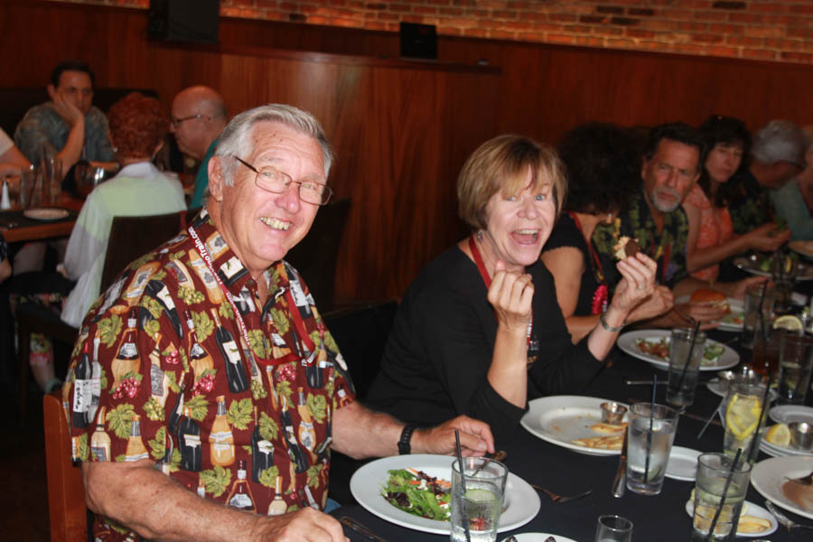 Morning wine tasting before lunch on the Vino Train adventure 8/1/2015