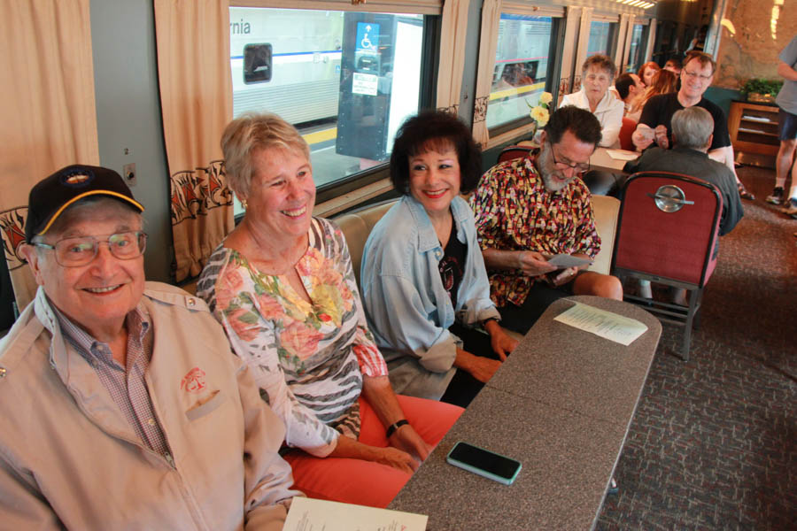 On our way to Santa Barbara on the Vino Train 8/5/2017