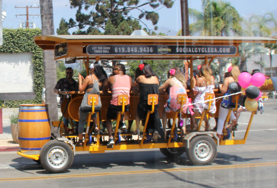 Wine tasting in Santa Barbara before lunch 8/5/2017 on the Vino Train Adventure