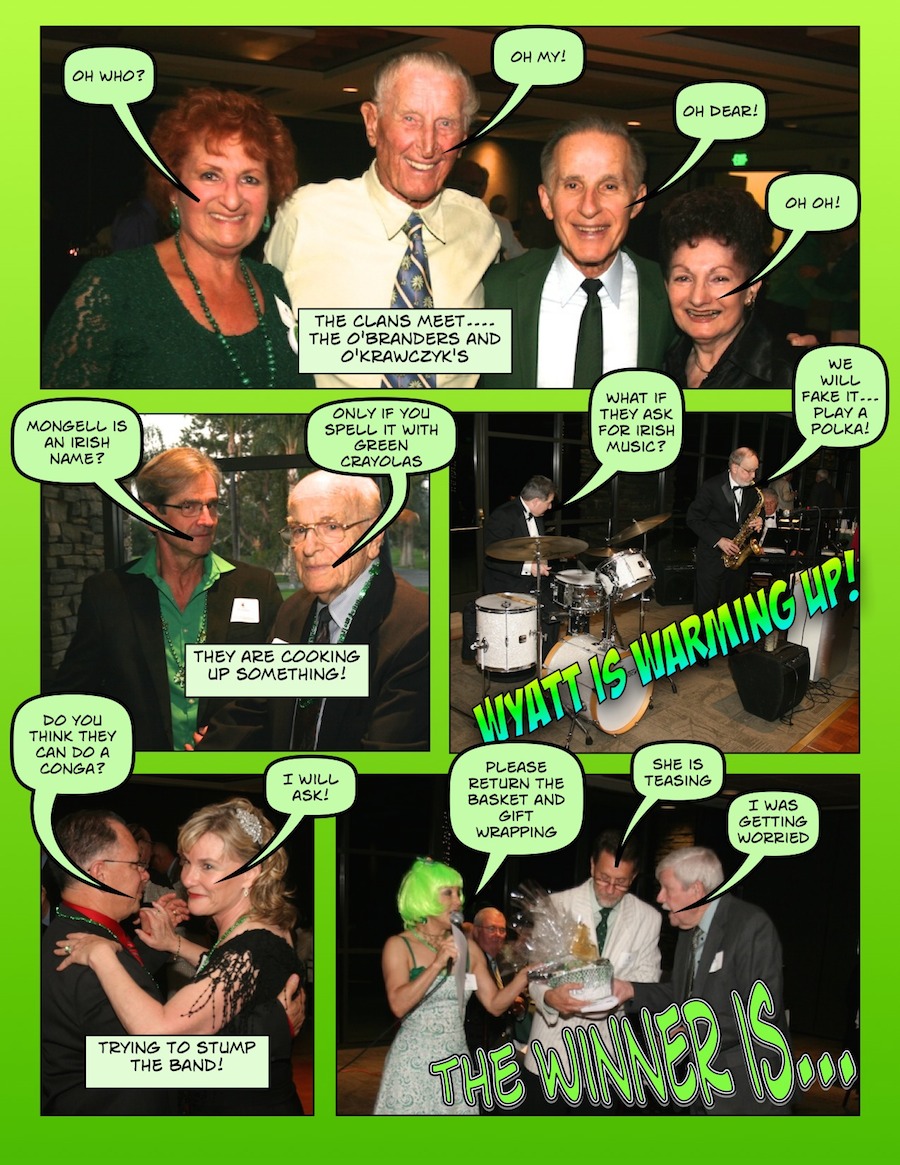 Comical view of the 3/15/2014 Starlighters Dinner Sance