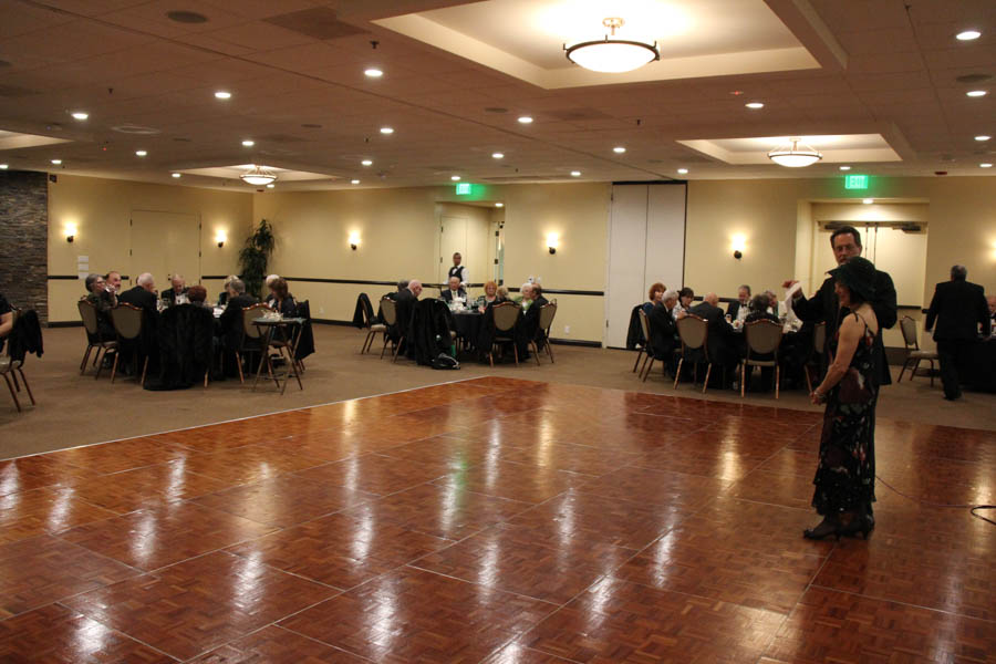 Dinner dancing at Yorba Linda Country Club on St. Patrick's Day 2018 with the Starlighter's Dance Club