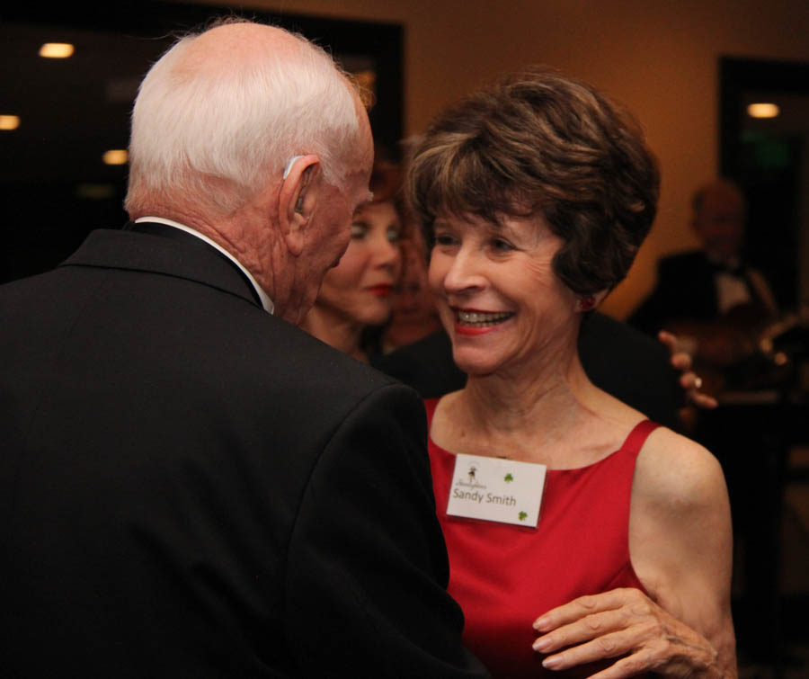 Dinner dancing at Yorba Linda Country Club on St. Patrick's Day 2018 with the Starlighter's Dance Club