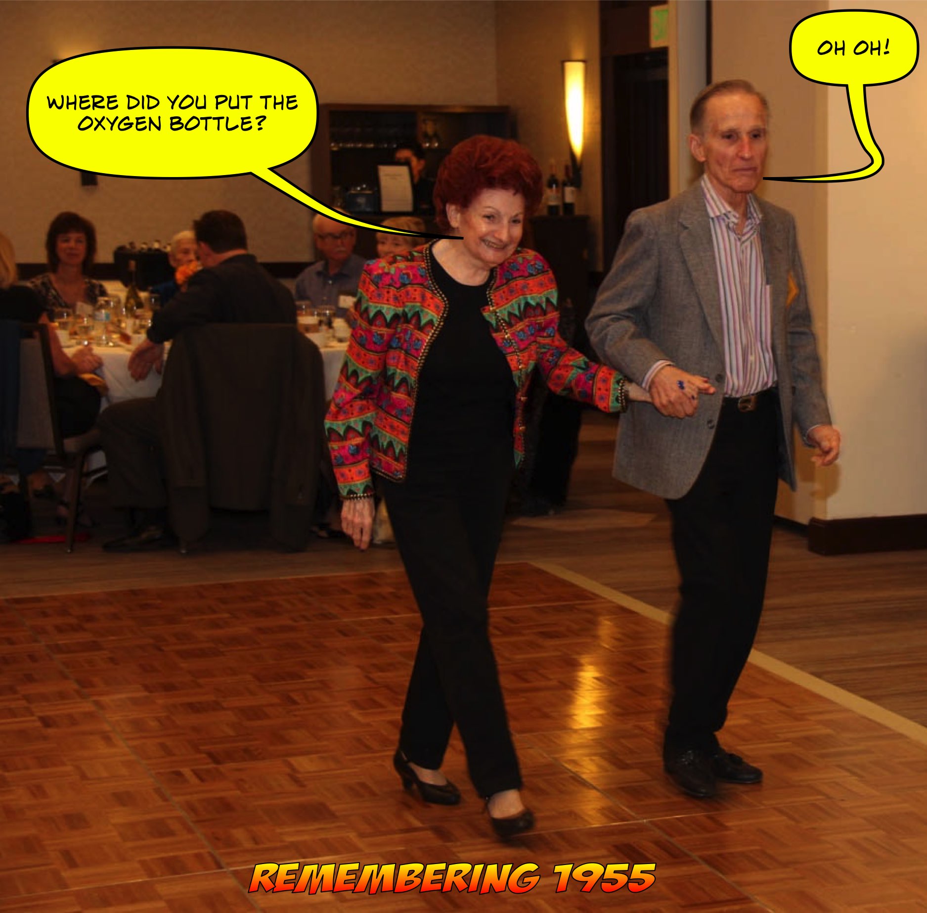 Dancing the night away with the Starlighters Winter Casual at the Marriott in Fullerton with Liz Holmes Retro Swing Band