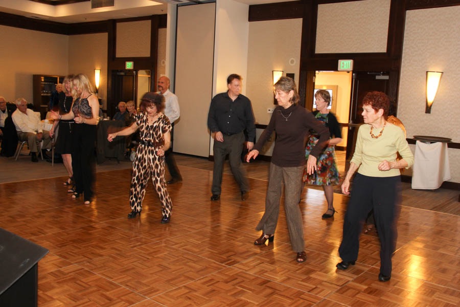 Dancing the night away with the Starlighters Winter Casual at the Marriott in Fullerton with Liz Holmes Retro Swing Band