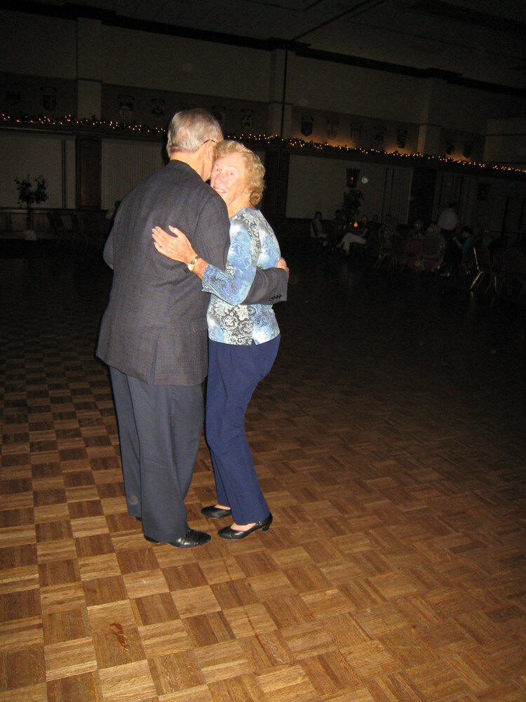 Birthday
 dancing at the Phoenix Club