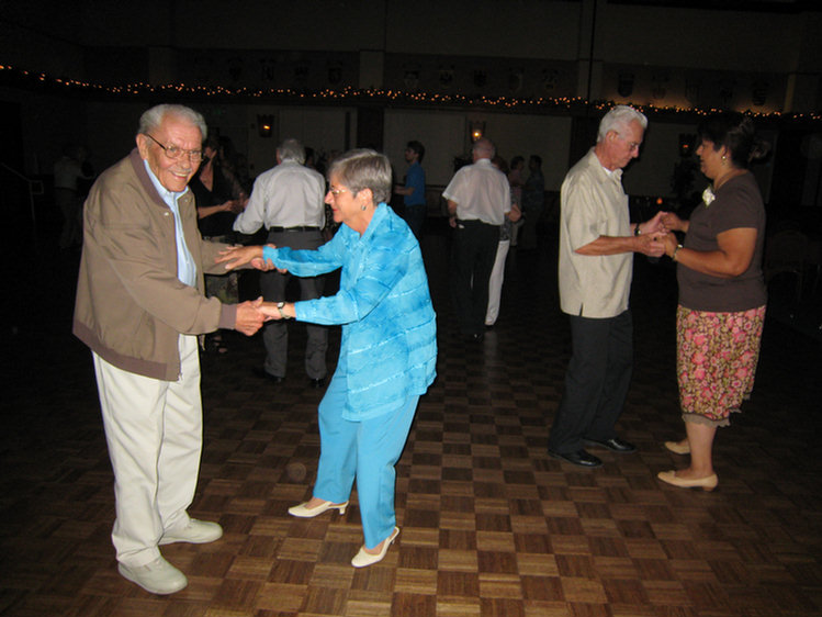 Birthday
 dancing at the Phoenix Club