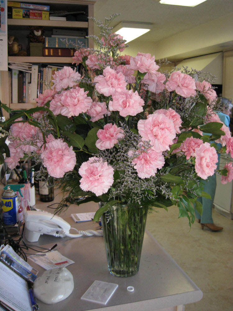 Birthday flowers for Sue 2009