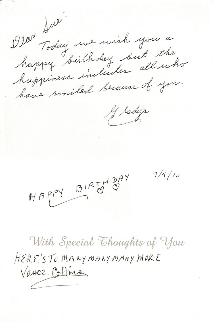 Birthday cards 2010