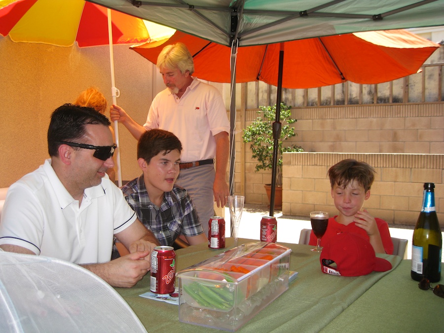 Lunch with the Adamsons July 26th 2014