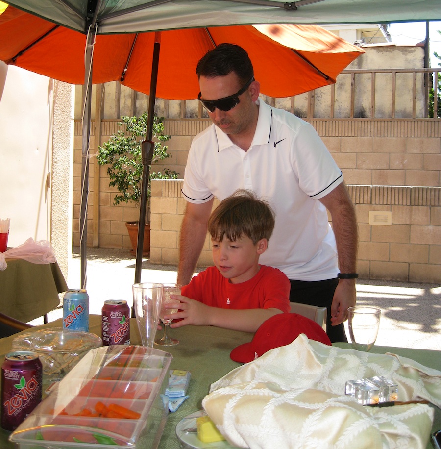 Lunch with the Adamsons July 26th 2014