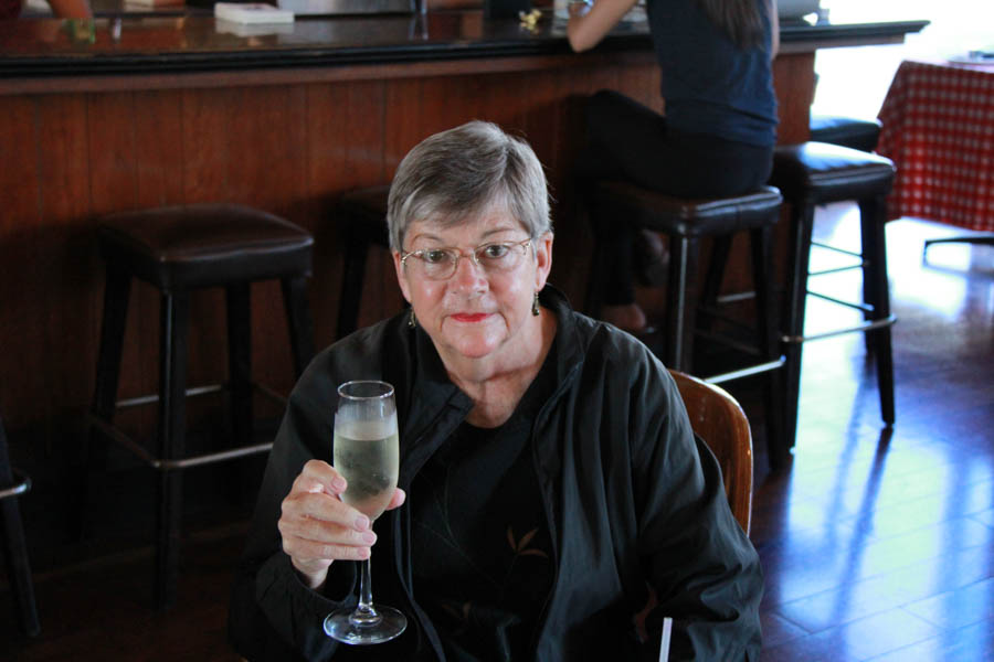 Sue celebrates her 65th birthday on Catalina