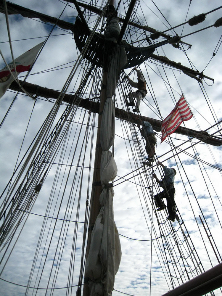 Tall Ships In Newport Harbor January 2010