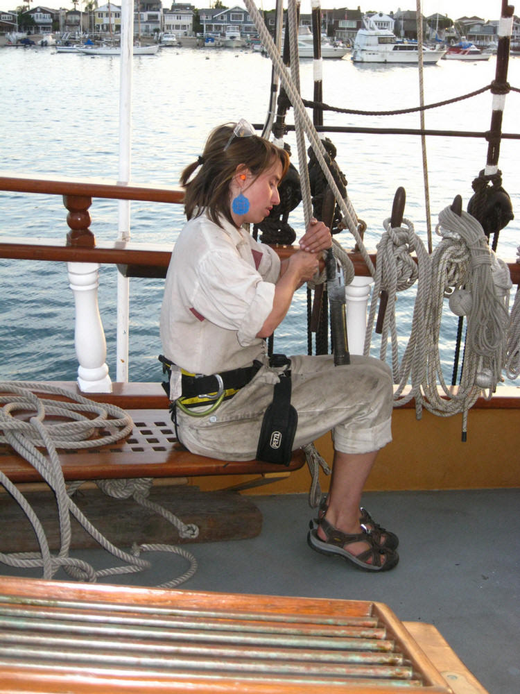 Tall Ships In Newport Harbor January 2010