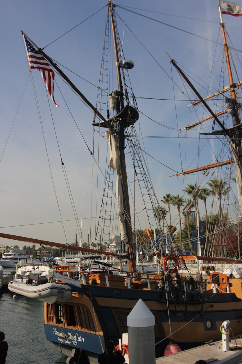 A battle sail in January 2013 on the tall ships