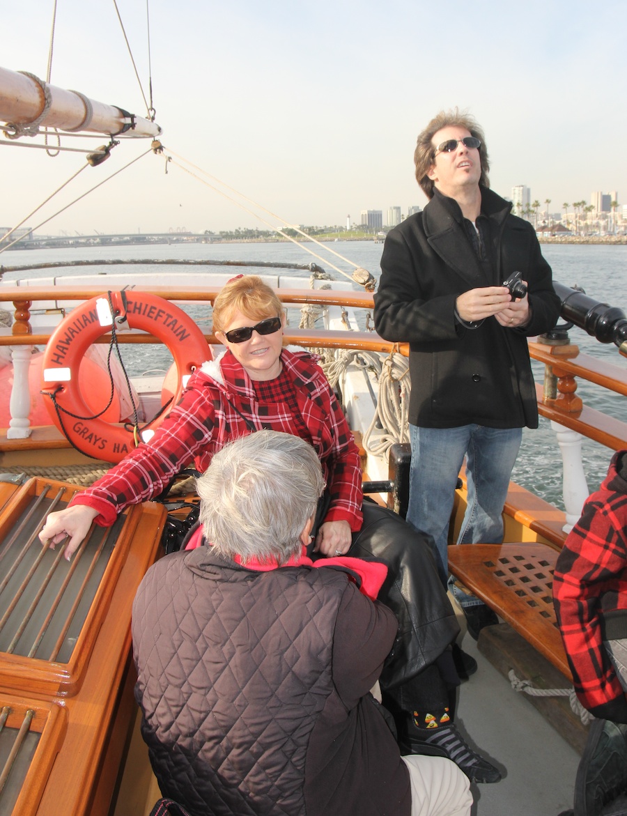 A battle sail in January 2013 on the tall ships