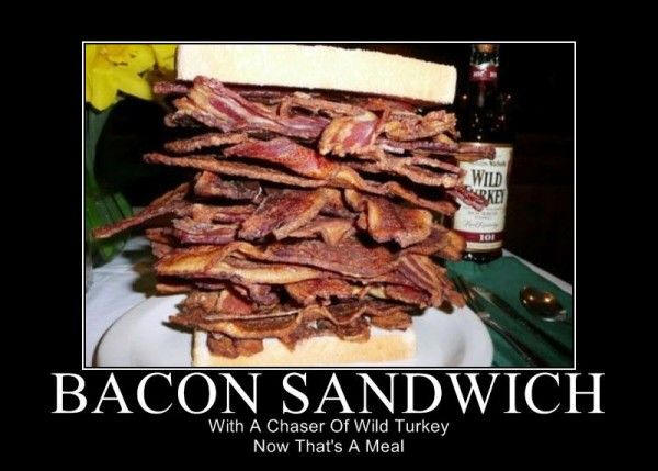 Bacon sandwich for James