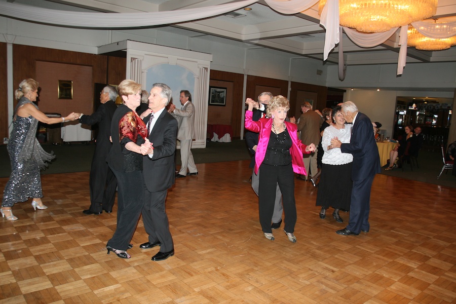 After dinner dancing with the Toppers January 2012