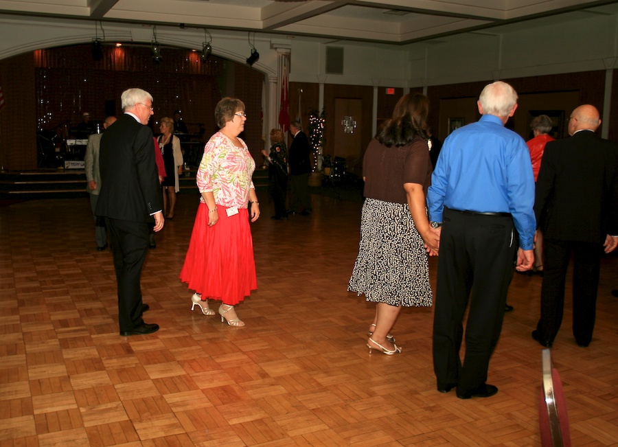 Post dinner dancing at the Toppers dance 4/20/2012