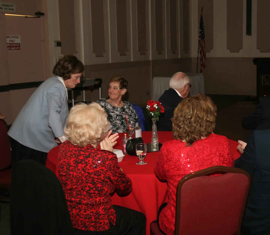 Dinner dancing with the Toppers 2/21/2014