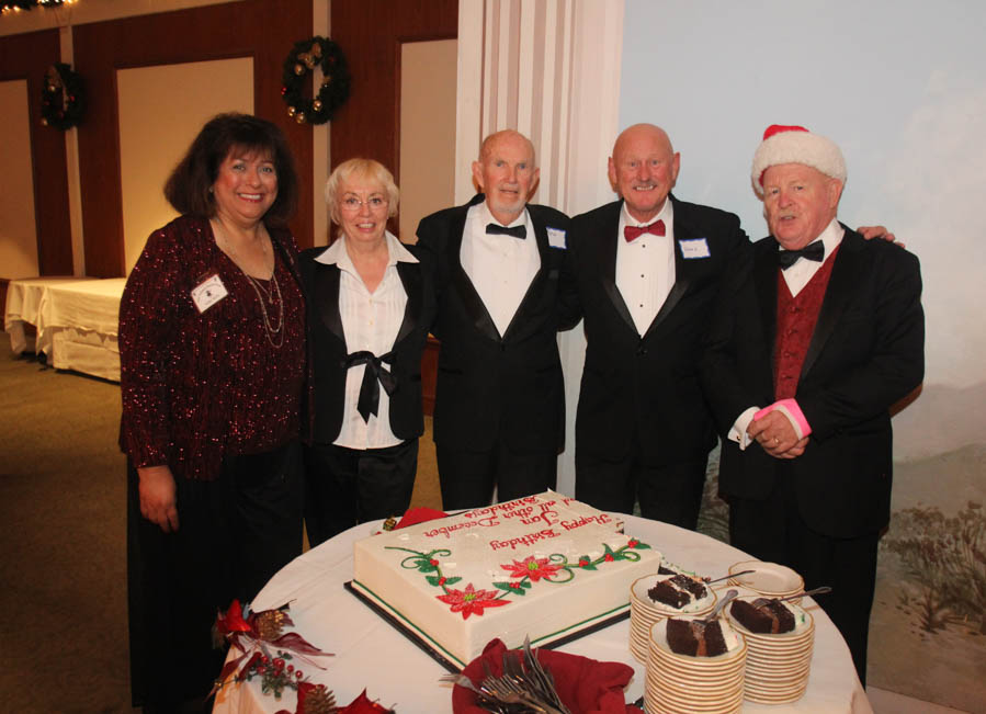 Dancing at the Mistletoe Ball with the Toppers December 2014