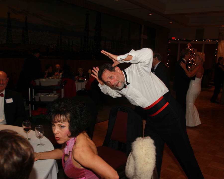 Dancing at the Mistletoe Ball with the Toppers December 2014