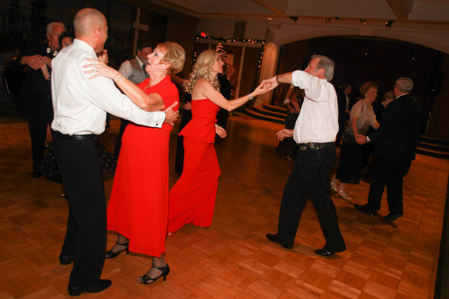 Dancing at the Mistletoe Ball with the Toppers December 2014