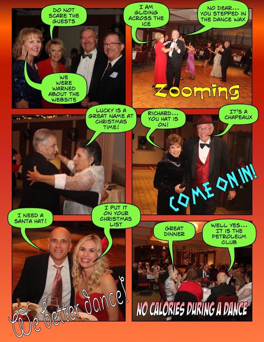 Dancing at the Mistletoe Ball with the Toppers December 2014