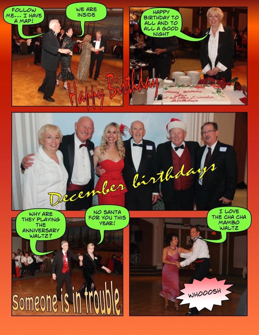 Dancing at the Mistletoe Ball with the Toppers December 2014