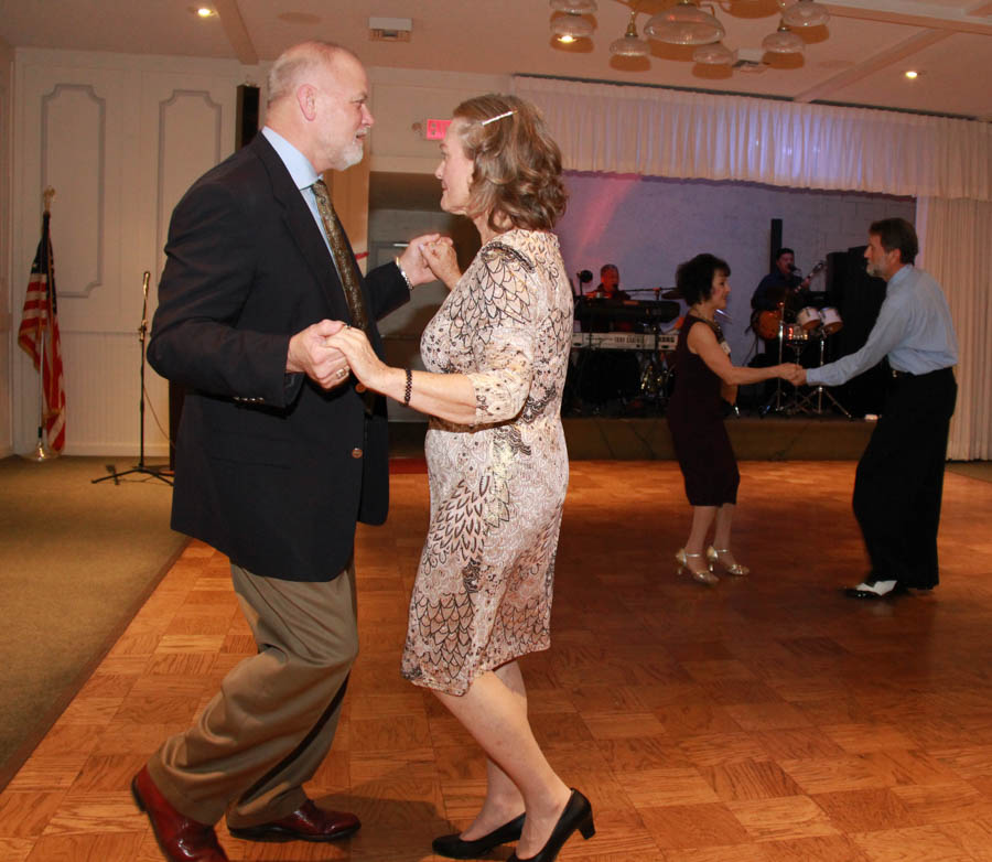 Dancing the night away at the Topper's Dance Club 1/20/2017