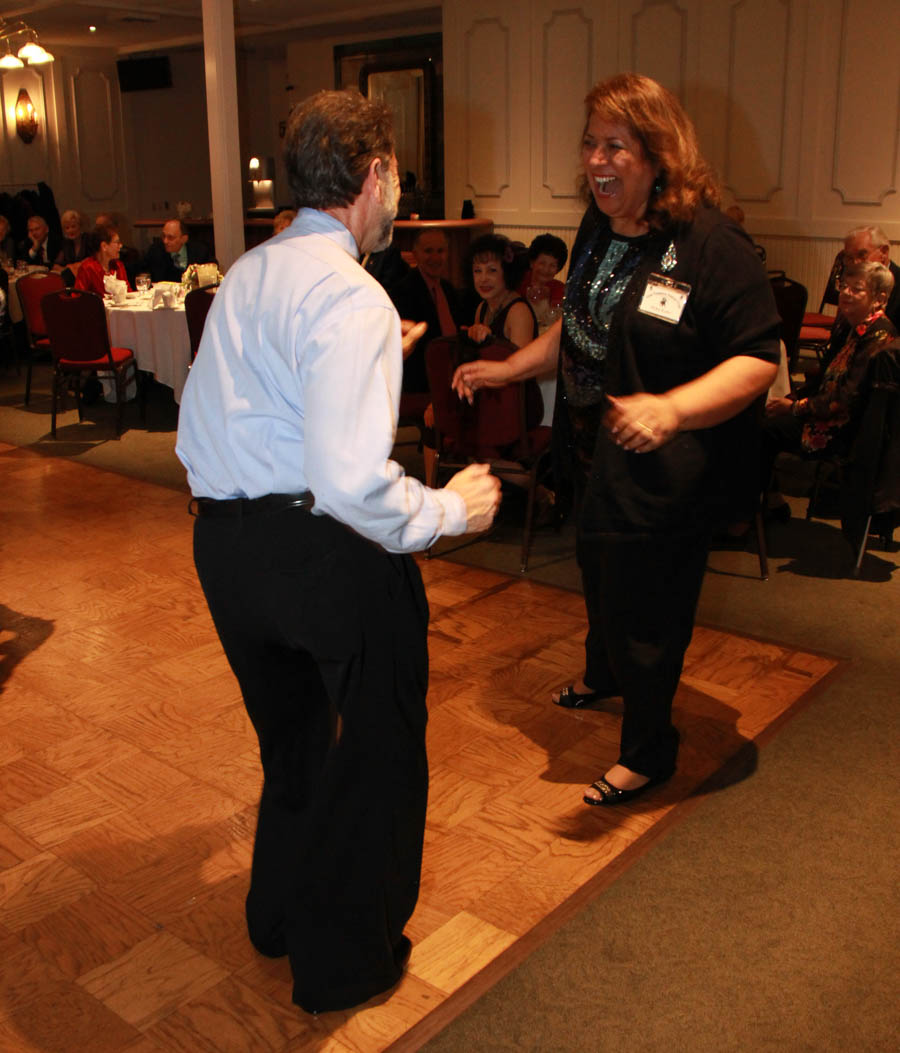 Dancing the night away at the Topper's Dance Club 1/20/2017