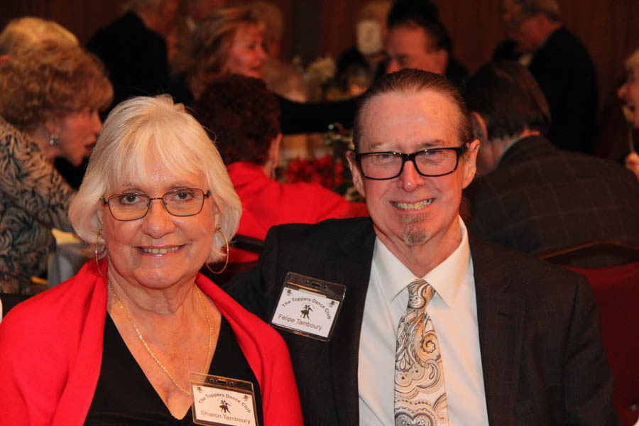 Toppers January 2019 dance at the Petroleum Club in Long Beach, California